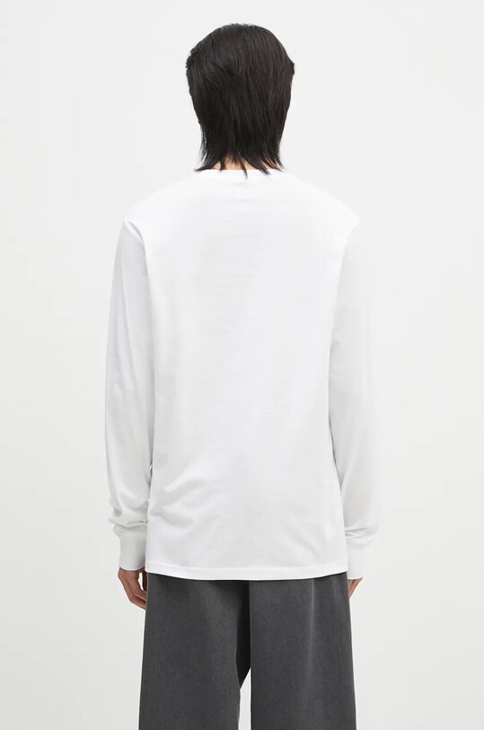 Odzież Dickies longsleeve bawełniany DK0A4Y4RWHX1 biały