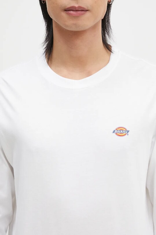 Dickies longsleeve bawełniany biały DK0A4Y4RWHX1