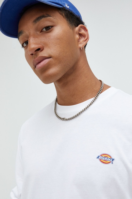 Dickies longsleeve din bumbac alb DK0A4Y4RWHX1