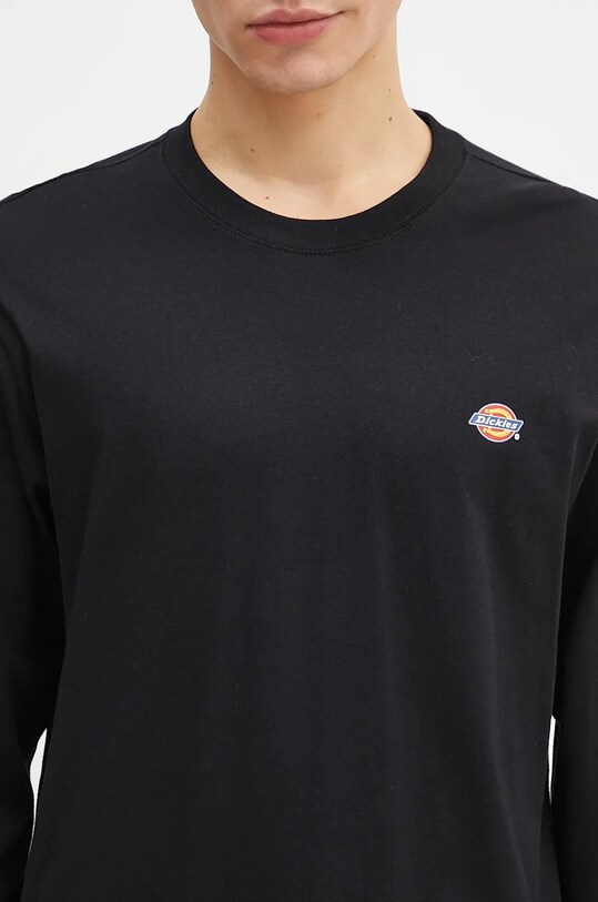 Памучна блуза с дълги ръкави Dickies черен DK0A4Y4RBLK1