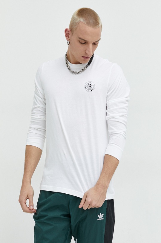 adidas Originals longsleeve bawełniany x Disney nadruk biały HN4521