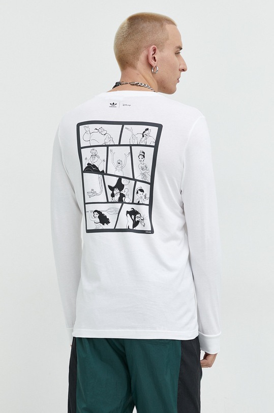 Odzież adidas Originals longsleeve bawełniany x Disney HN4521 biały