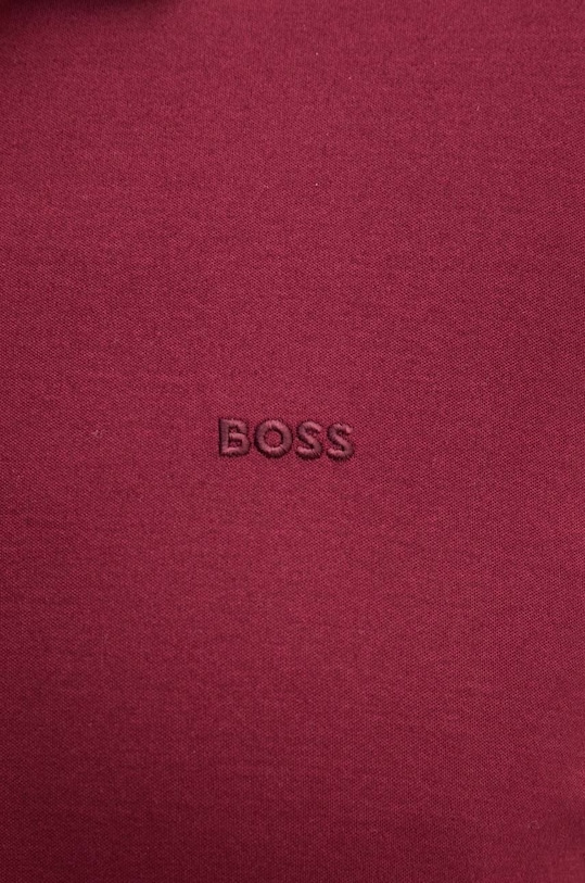 BOSS longsleeve din bumbac 50468392 burgundia AA00