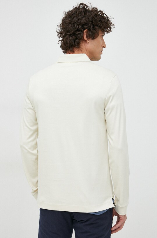 Odzież BOSS longsleeve bawełniany 50468392 beżowy