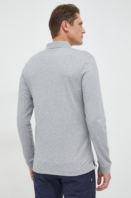 Odzież BOSS longsleeve bawełniany 50468392 szary