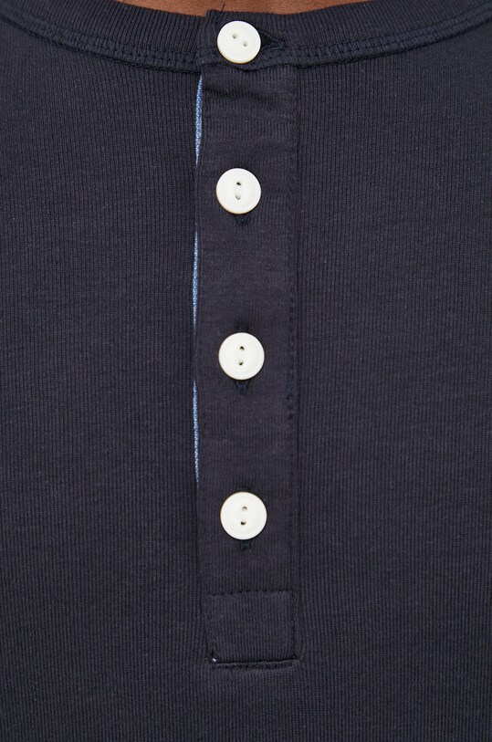 Lindbergh longsleeve bawełniany 30.420095.NAVY granatowy