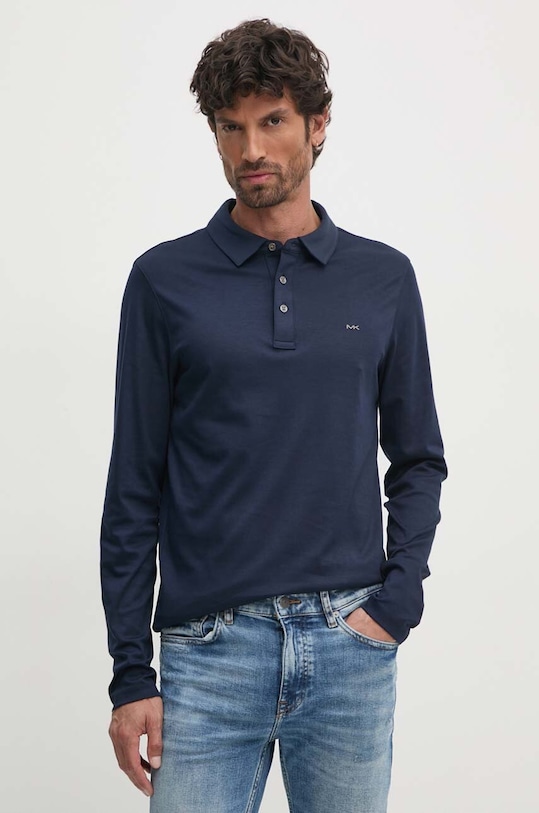 Michael Kors longsleeve bawełniany granatowy CF150CFC93