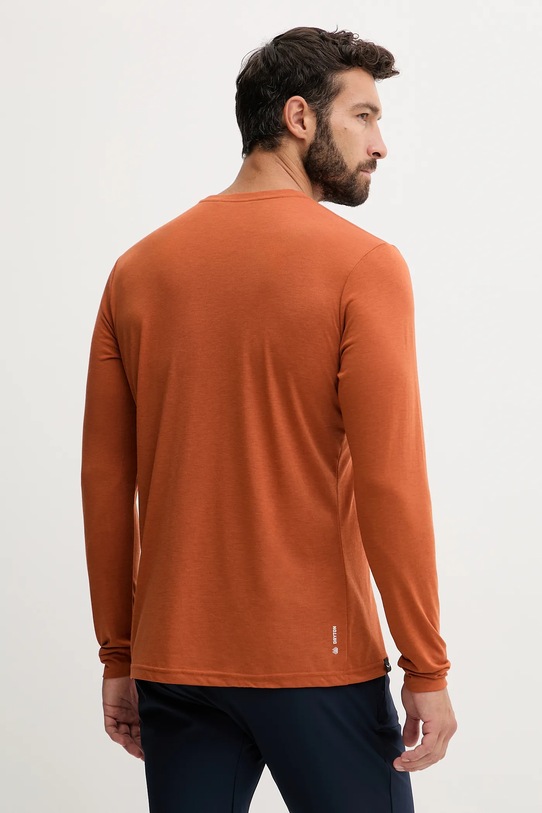 Odzież Salewa longsleeve sportowy Solidlogo 00.0000027340 pomarańczowy