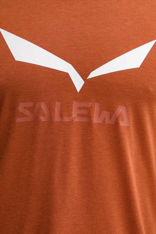 Salewa longsleeve sportowy Solidlogo 00.0000027340 pomarańczowy
