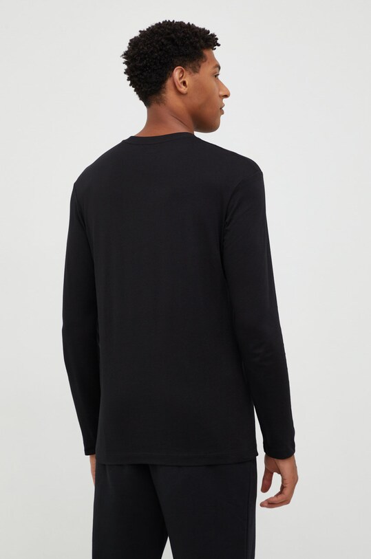 Îmbrăcăminte Jack Wolfskin longsleeve din bumbac Essential 1808821 negru
