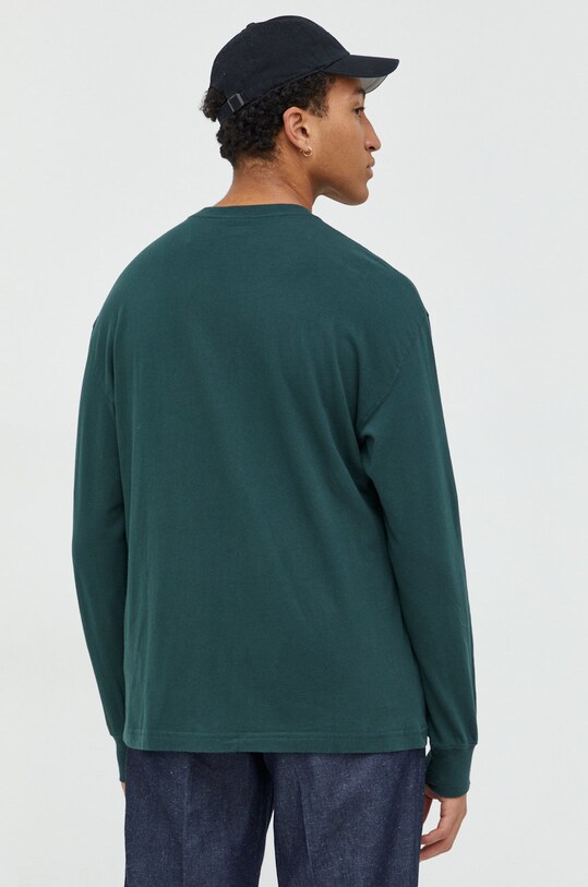 Odzież Abercrombie & Fitch longsleeve bawełniany KI124.3413.330 zielony