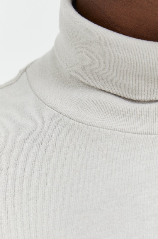 Abercrombie & Fitch longsleeve bawełniany KI124.3414.400 beżowy