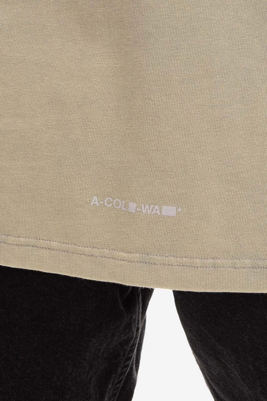 Хлопковый лонгслив A-COLD-WALL* Relaxed Cubist LS T-shirt ACWMTS098 серый