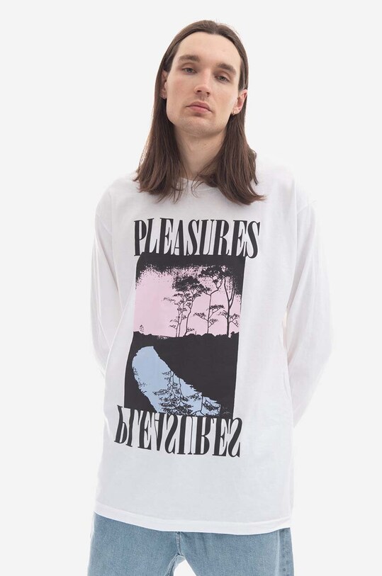 PLEASURES longsleeve bawełniany River Long Sleeve