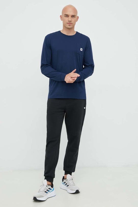 Îmbrăcăminte Burton longsleeve din bumbac 20393101400 bleumarin