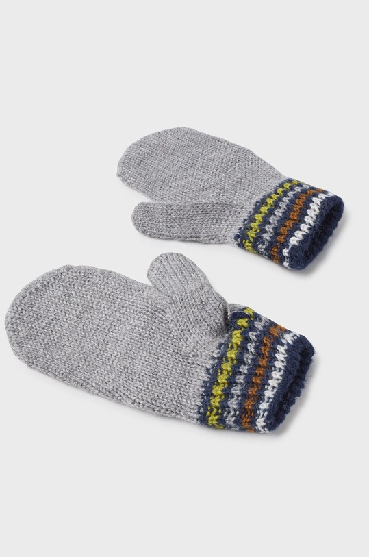 Mayoral czapka, szalik i rękawiczki dziecięce 10278.3B.CZAPKAKOMPLET szary