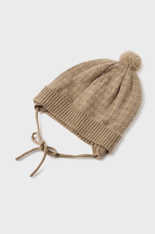 Chłopiec Mayoral czapka i szalik dziecięce 10279.3D.CZAPKAKOMPLET brązowy