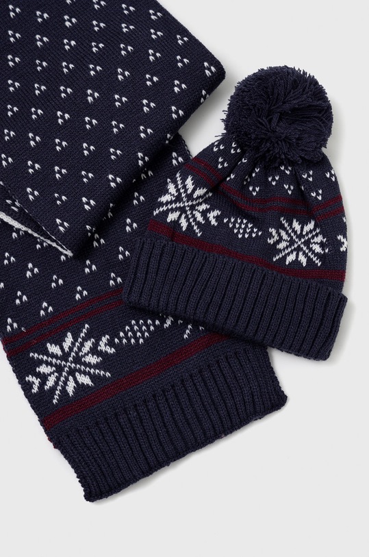 Детска шапка и шал Birba&Trybeyond 406.59078.00. тъмносин AW22