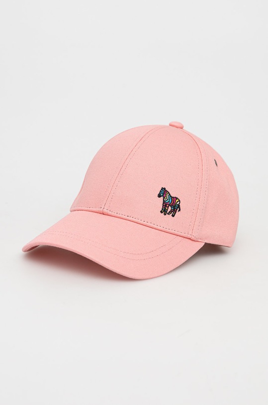 Bavlněná čepice Paul Smith bavlna růžová W1A.852DT.JZEBRA