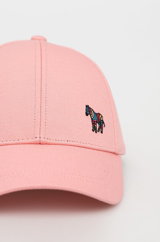Βαμβακερό καπέλο Paul Smith W1A.852DT.JZEBRA ροζ SS23