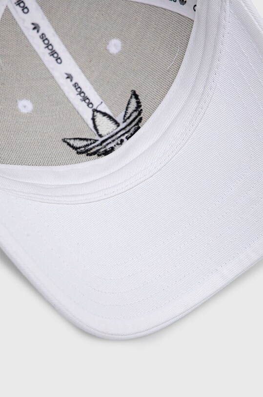 adidas Originals șapcă de baseball din bumbac alb FJ2545