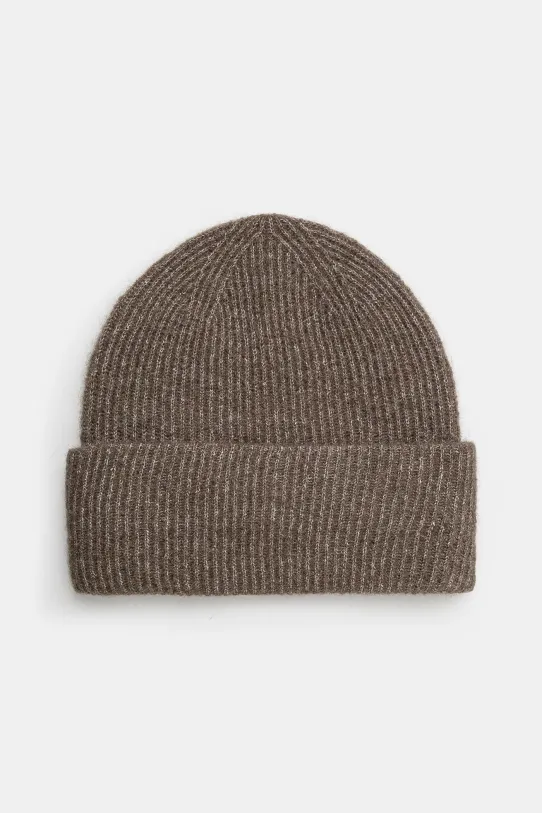 Samsoe Samsoe wool beanie green F16407300