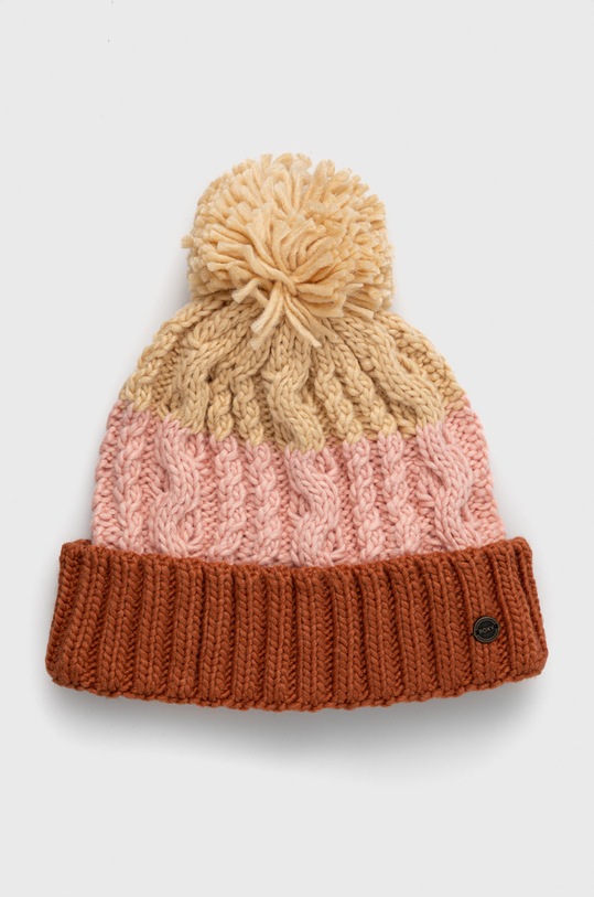 Roxy czapka 6505009090 pozostałe różowy ERJHA04070