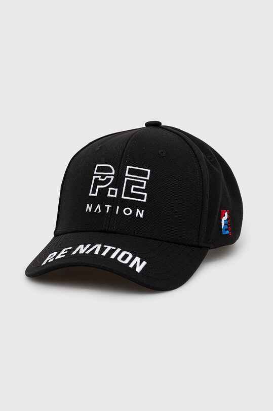 P.E Nation czapka z daszkiem aplikacja czarny 21PE3A181