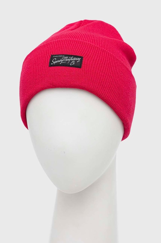 Superdry czapka Y9010978A.7RE różowy AW22