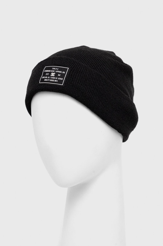DC caciula din amestec de lana ADJHA03014 negru AW22