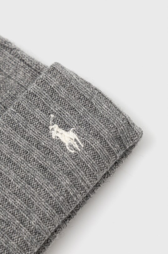 Akcesoria Polo Ralph Lauren czapka wełniana 455898833005 szary