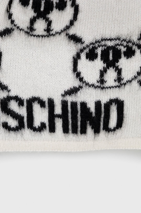 Akcesoria Moschino czapka z domieszką wełny M2843.65329 biały