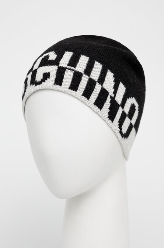 Шапка з домішкою вовни Moschino M2788.65332 чорний AW23
