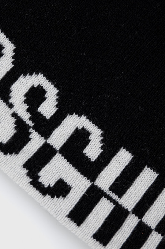 Akcesoria Moschino czapka z domieszką wełny M2788.65332 czarny