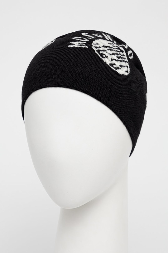 Čepice z vlněné směsi Moschino M2801.65335 černá AW22