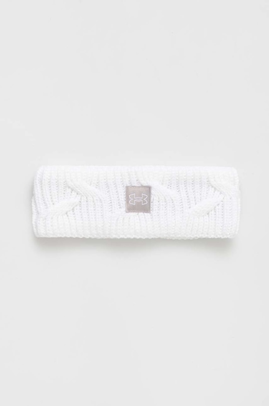 Čelenka Under Armour hrubá bílá 1373102