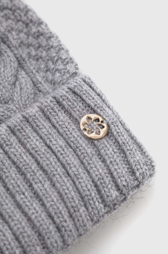 Kiegészítők Granadilla sapka gyapjú keverékből Docroux JG5677.J04 szürke