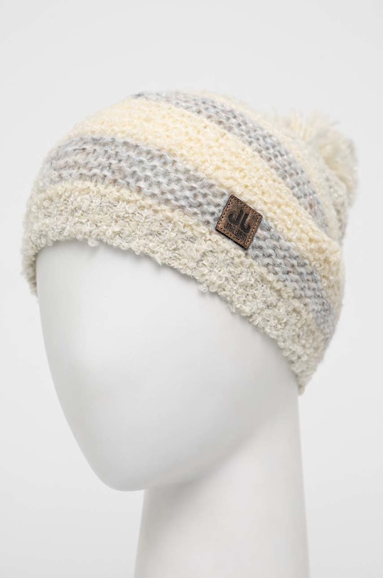 Čiapka s prímesou vlny Jail Jam Gateshead JA4409.J43 béžová AW22