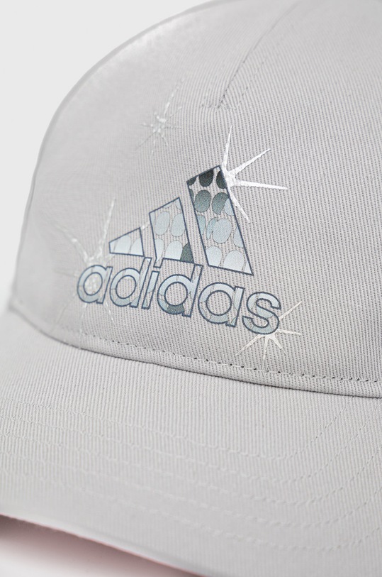 adidas Performance czapka bawełniana dziecięca HI1248 szary AW22