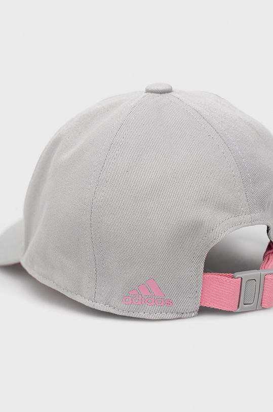 Dziewczynka adidas Performance czapka bawełniana dziecięca HI1248 szary