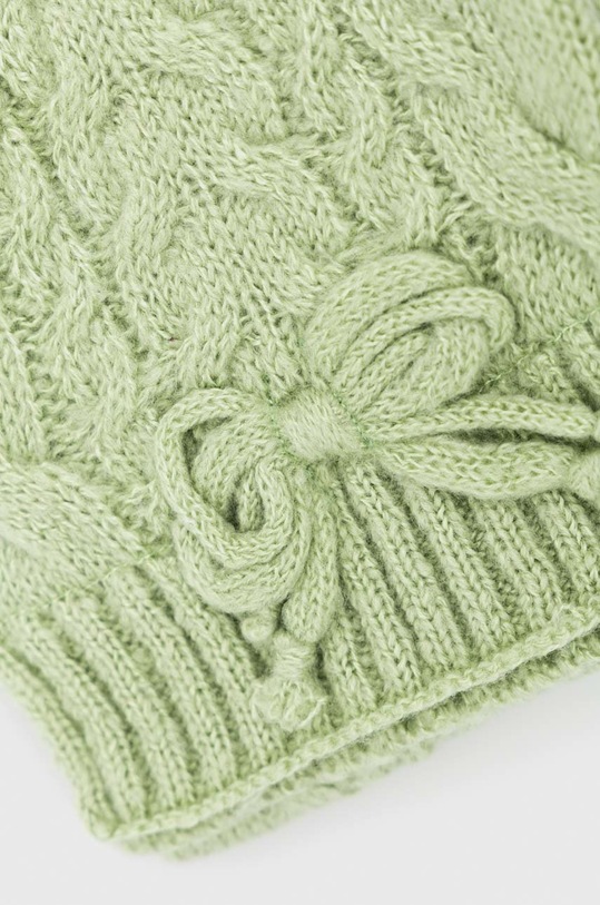 Mayoral czapka, szalik i rękawiczki dziecięce zielony 10281.4B.CZAPKAKOMPLET