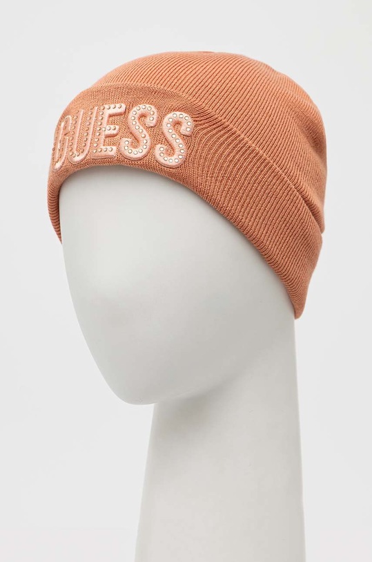 Guess czapka dziecięca J0BZ12.Z2Q00.9BYY pomarańczowy AW22