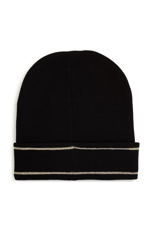 Michael Kors czapka z domieszką wełny dziecięca R11110 czarny AW22