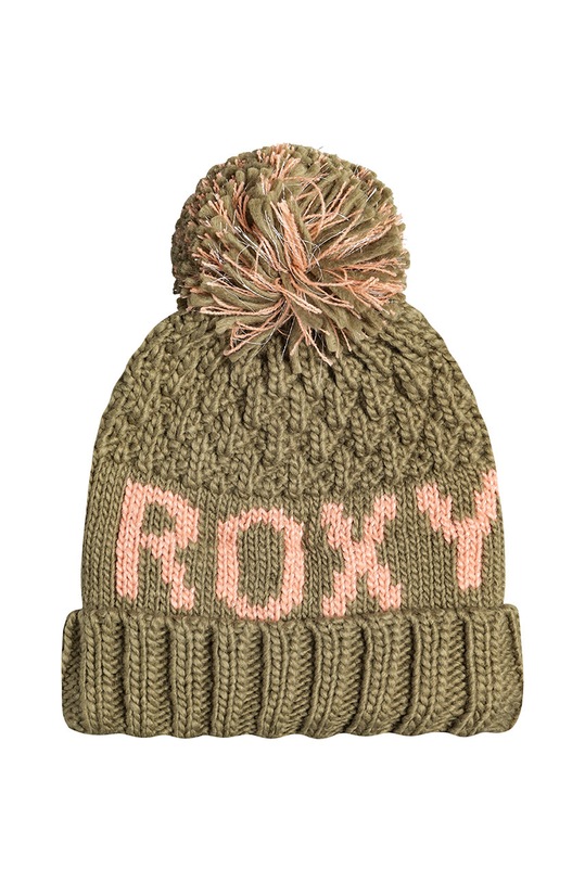 Roxy czapka dziecięca ERGHA03250 zielony AW22