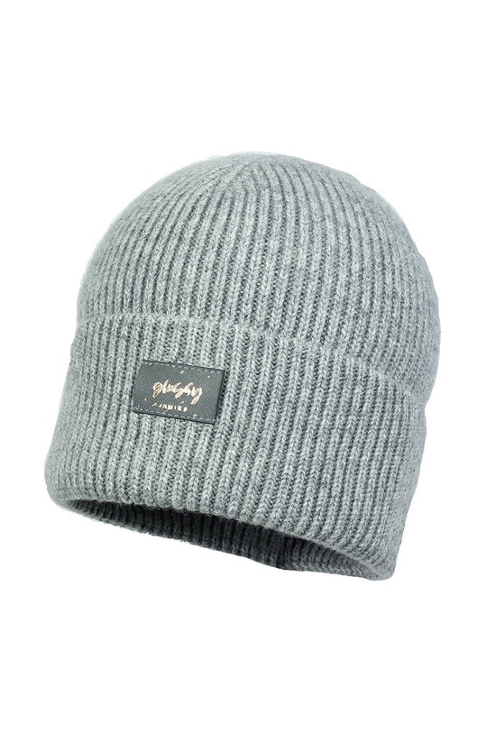 Dětska čepice Jamiks s příměsí vlny šedá HILMA.JZF235.G