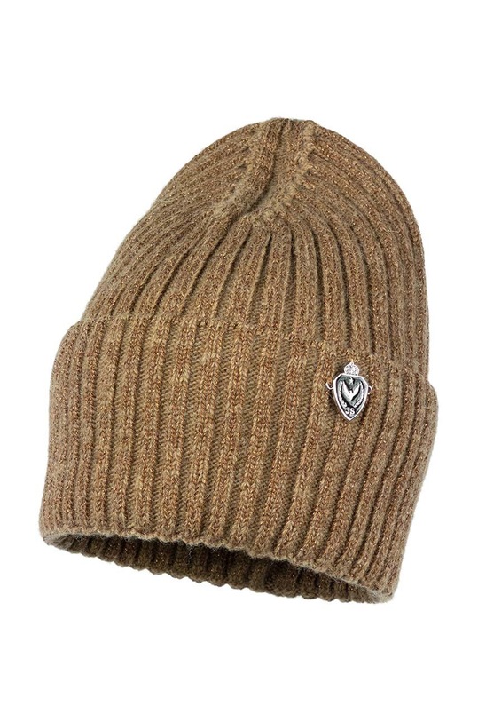 Jamiks czapka dziecięca wełna beżowy SAKARI.merino.JZF131.G