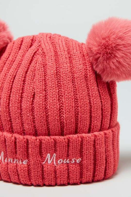 Παιδικός σκούφος και γάντια OVS 1643375.9.36.M.Accessor ροζ AW22