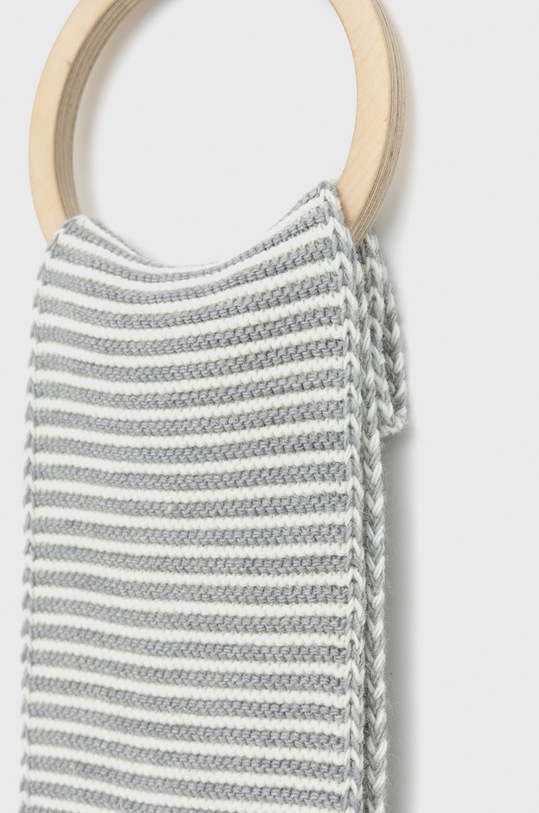 United Colors of Benetton czapka i szalik z domieszką wełny niemowlęcy 1276GK001.P szary