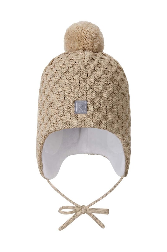 Детская шапка Reima Nunavut шерсть бежевый 5300065A