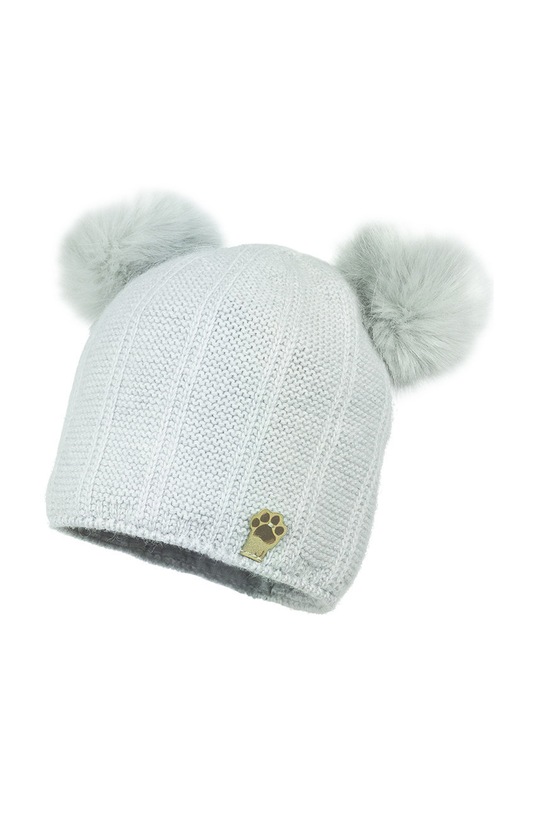 Dětska čepice Jamiks s příměsí vlny šedá FRANCO.II.JZF121.K